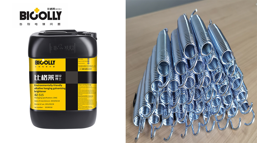 When using alkaline zinc brightener, how should the maintenance and replenishment of the plating solution be carried out?