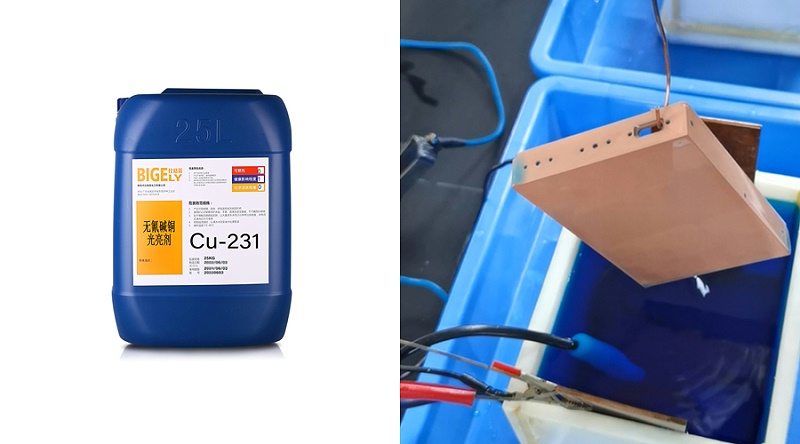 Cyanide-free alkaline copper additive as an alternative to cyanide copper plating process